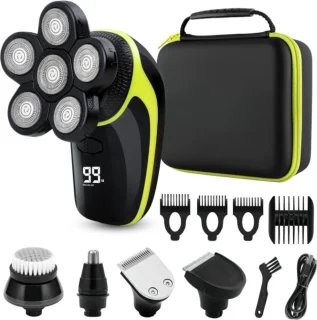 7D Heren Scheerapparaat Snoerloos Wet&Dry 5-in-1