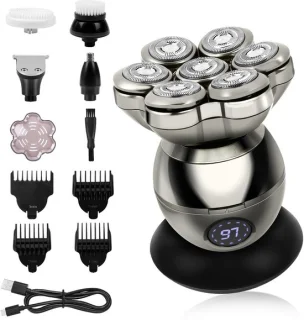 7d scheerkoppen – 12-in-1 grooming set voor mannen