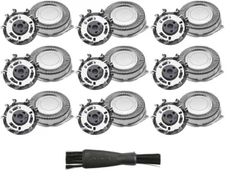 9 stuks vervangende scheerkoppen voor Philips SH50/30 serie 3000 5000 AquaTouch AT8xx AT7xx PT7xx