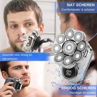 9D Upgrade 5-in-1 Elektrisch Scheermes voor Mannen