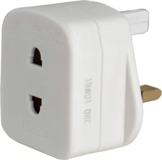 Adapter voor elektrisch scheerapparaat, 3-pins