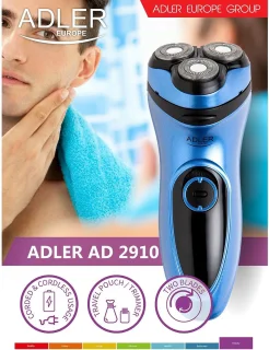 Adler Scheerapparaat Blauw
