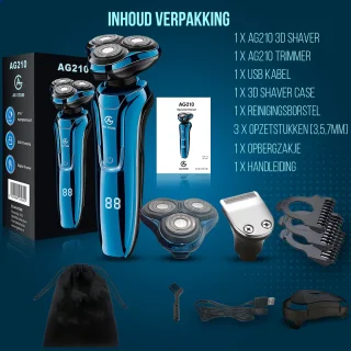 AG210 Elektrisch Scheerapparaat en Baardtrimmer