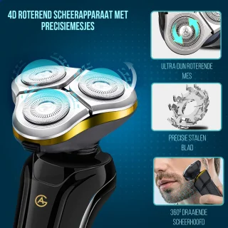 AG210 Elektrisch Scheerapparaat en Trimmer Goud