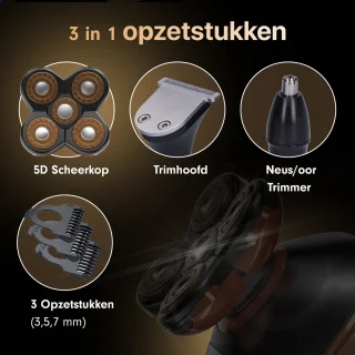 AG260 Elektrisch Scheerapparaat en Baardtrimmer