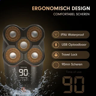 AG260 Elektrisch Scheerapparaat en Baardtrimmer