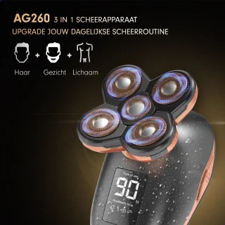 AG260 Elektrisch Scheerapparaat en Baardtrimmer