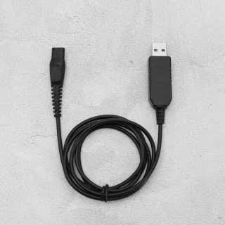 Aladdien USB scheerapparaat oplader zwart