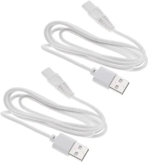 Allecto usb scheerapparaat oplader vervangende kabel wit 5v