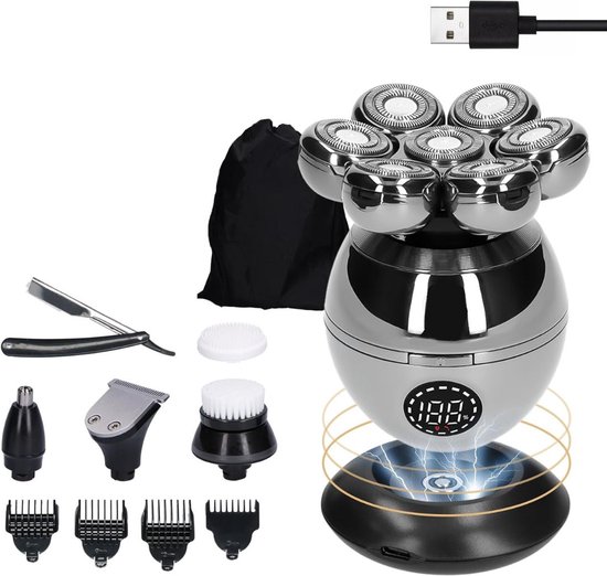 ApexArte Skull Shaver Scheerapparaat Zilver