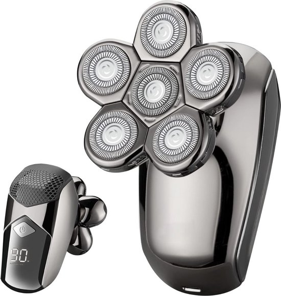 ApexArte Skull Shaver Scheerapparaat Zilver