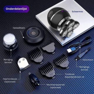 ApexArte Skull Shaver Scheerapparaat Zwart