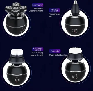 ApexArte Skull Shaver Scheerapparaat Zwart