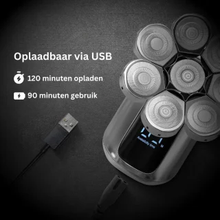 ApexArte Skull Shaver Scheerapparaat Zwart