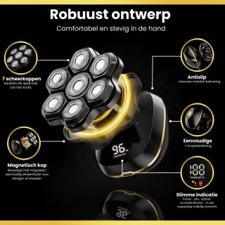 Wat vinden we goed aan de arash® Elektrisch Scheerapparaat voor Mannen