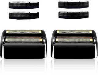 AUDOC vervangende scheerhoofden voor foil shaver - 2 stuks - zwart