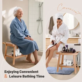 Badkamerdouchestoel met draaistandaard voor senioren - ShopVlot