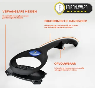 Bakblade Back Shaver Rugscheermes met 2 Navulmesjes