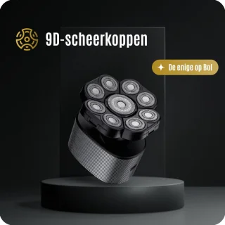 BAØRD 6 in 1 Hoofdscheerapparaat Zilver