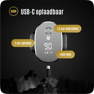 BAØRD 6 in 1 Hoofdscheerapparaat Zilver