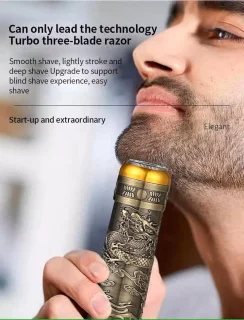 Beauty Vintage Dragon Mini Oplaadbare Shaver Trimmer