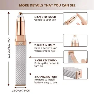 BeautyTrimmer 2in1 Oor- en Neushaartrimmer Zwart