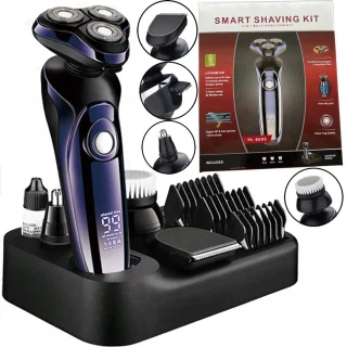 Bedee 5-in-1 elektrisch scheerapparaat voor heren zwart paars