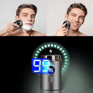 Bedee Mini Elektrisch Scheerapparaat Zwart USB Oplaadbaar