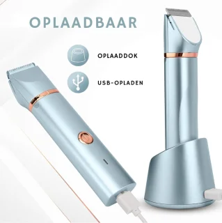 Bikinitrimmer Dames Oplaadbaar IPX7 Waterdicht
