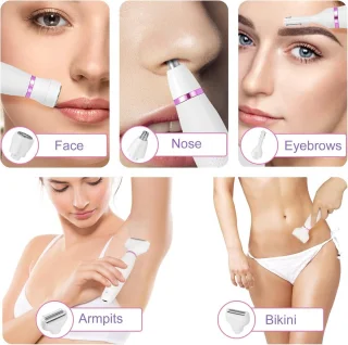 Bikinitrimmer Draadloze Elektrische Ladyshave 4in1 Vrouwen
