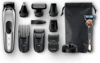 Bodygroomer Heren 9-in-1 Zilver