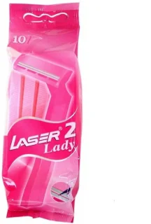 Borvat Laser Twin Women wegwerpscheermesjes 10 stuks