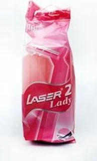 Borvat Laser Twin Women wegwerpscheermesjes 10 stuks