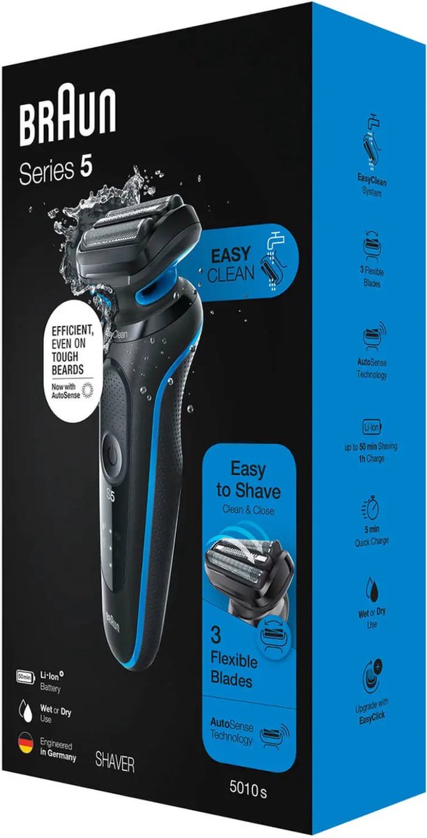 Wat vinden we goed aan de Braun 551-B1000s Blauw