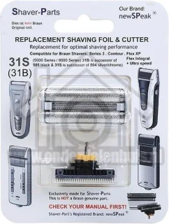 Braun Combipack Alt 31s Shaver Parts