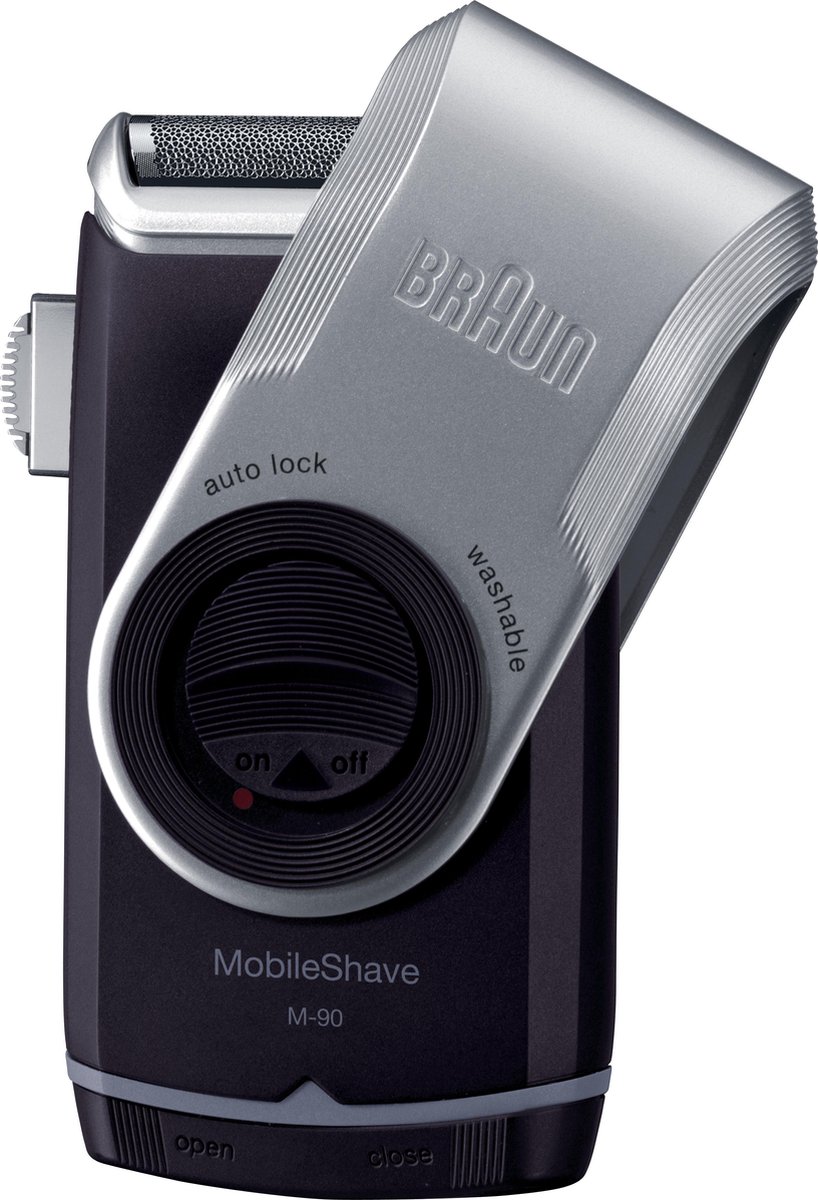 De Braun MobileShave M90 Scheerapparaat in één oogopslag