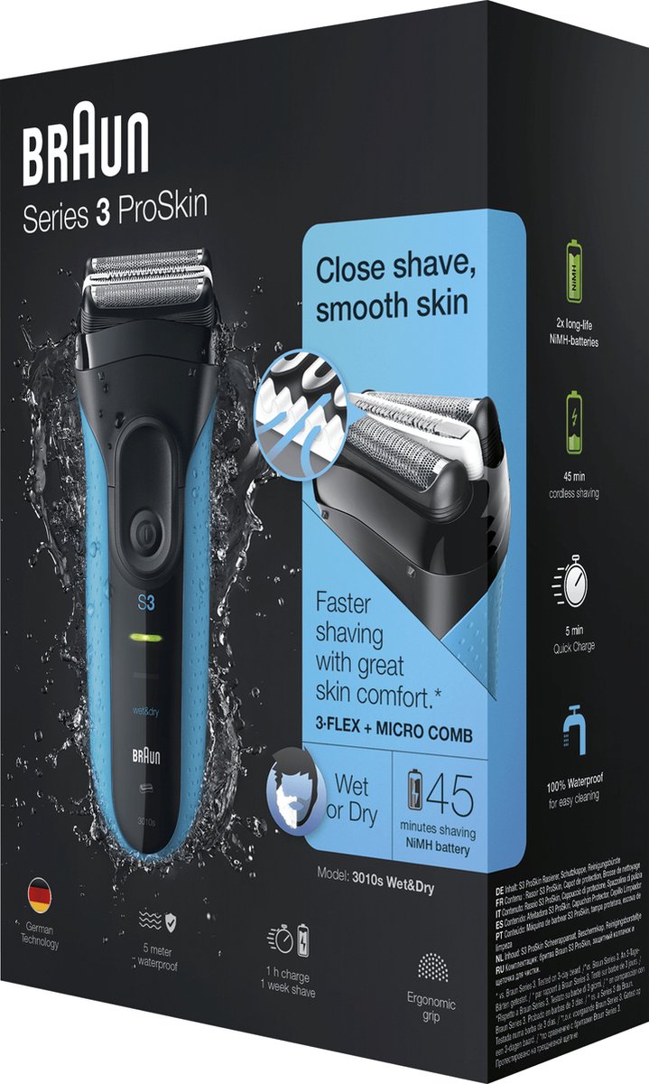 Wat vinden we goed aan de Braun ProSkin 3010s Scheerapparaat