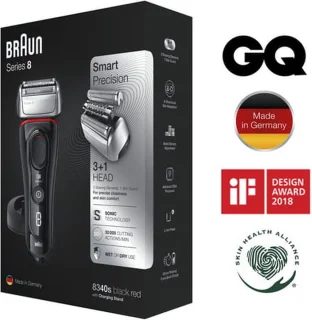 Braun Scheerapparaat Series 8 8340s Zwart