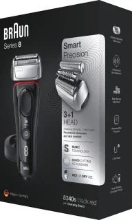 Braun Scheerapparaat Series 8 8340s Zwart