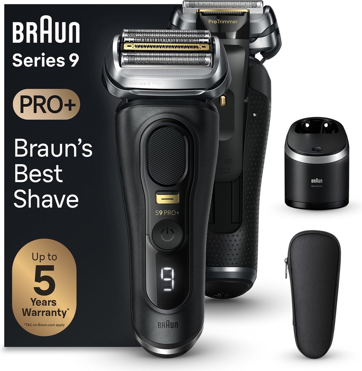 De Braun Serie 9 Pro+ Elektrisch Scheerapparaat 80719131 in één oogopslag
