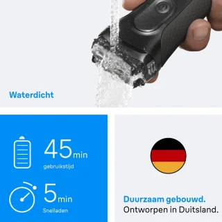 Braun Series 3+ 3000BT Elektrisch scheerapparaat