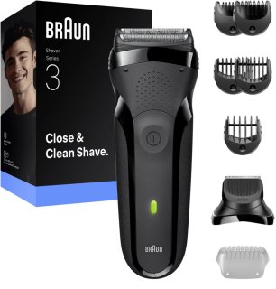 De Braun Series 3 300BT Elektrisch scheerapparaat in één oogopslag