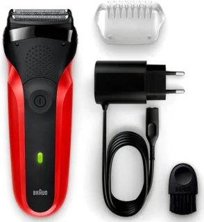 Braun Series 3 300s Elektrisch Scheerapparaat Rood