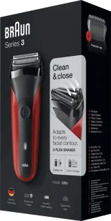 Braun Series 3 300s Elektrisch Scheerapparaat Rood
