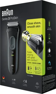 Braun Series 3 ProSkin 3000s Elektrisch scheerapparaat
