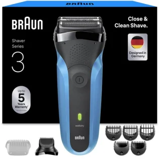 Braun series 3 scheerapparaat 310BT blauw