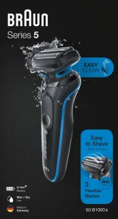 Braun Series 5 50-B1000s Elektrisch Scheerapparaat Blauw