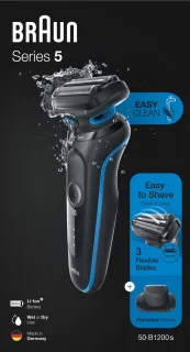 Braun Series 5 50-B1200s elektrische scheerapparaat blauw