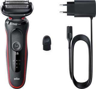 Braun Series 5 51-R1000s Elektrisch Scheerapparaat Rood