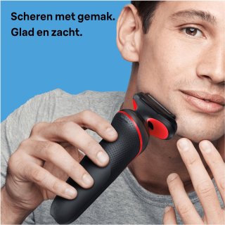 Braun Series 5 51-R1000s Elektrisch Scheerapparaat Rood